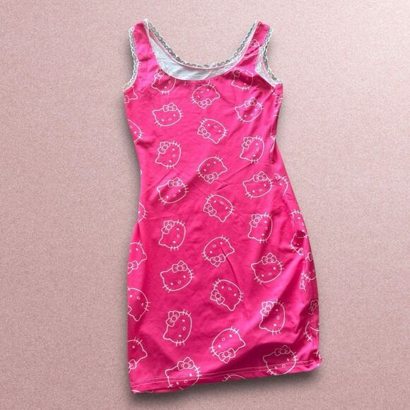 Hello Kitty x SHEIN Collab Pink Nightgown Dress - Picture 2 of 4